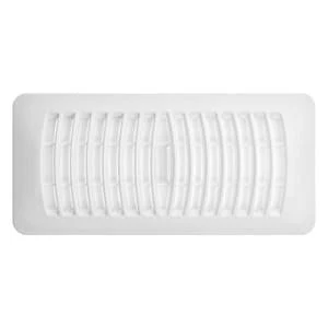 Plastic floor vent 4x10 white