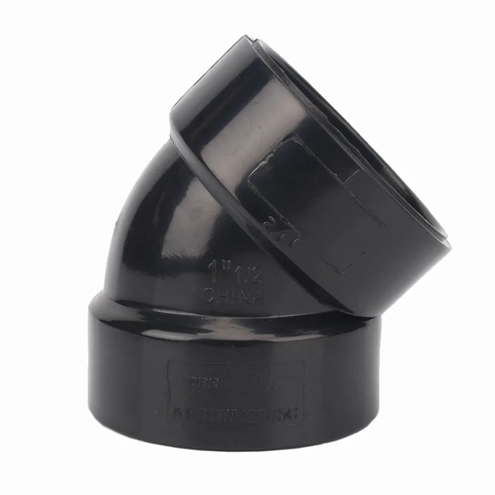ABS 3 inch 45 Elbow black