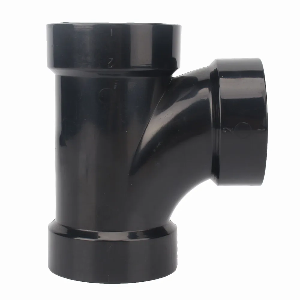 ABS 2 inch Tee black