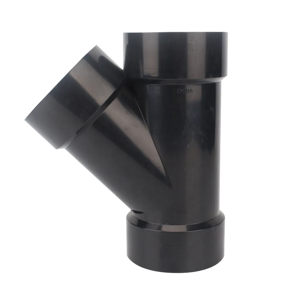 ABS 1.5 inch Wye black