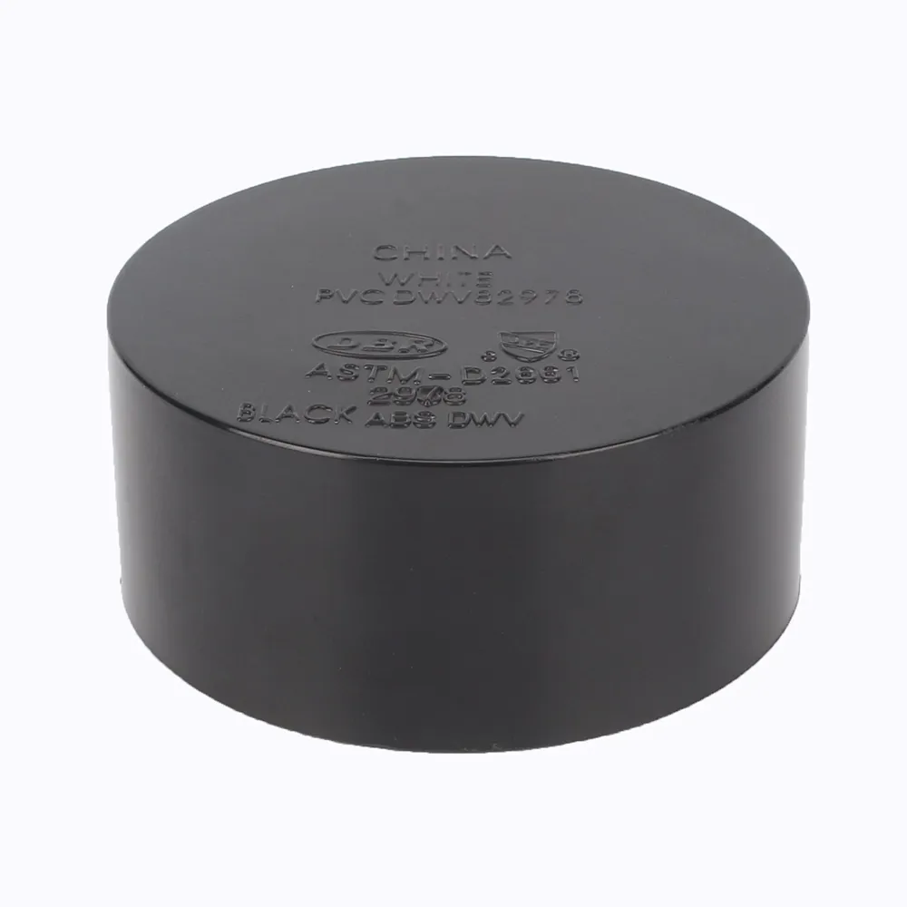 ABS 3 inch solid cap Black