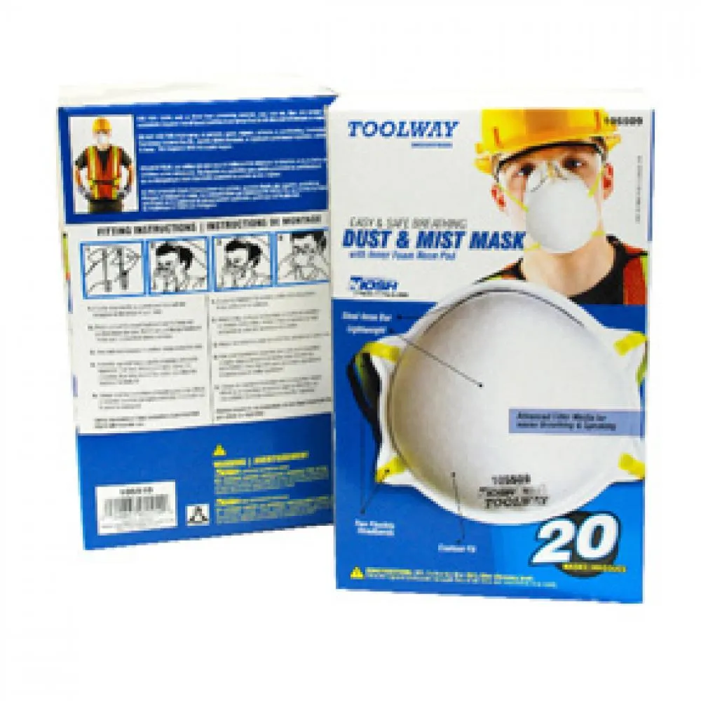 20PK Dust Mask 3Ply