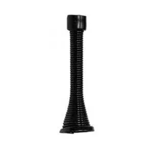 Spring Door Stop 3in Black