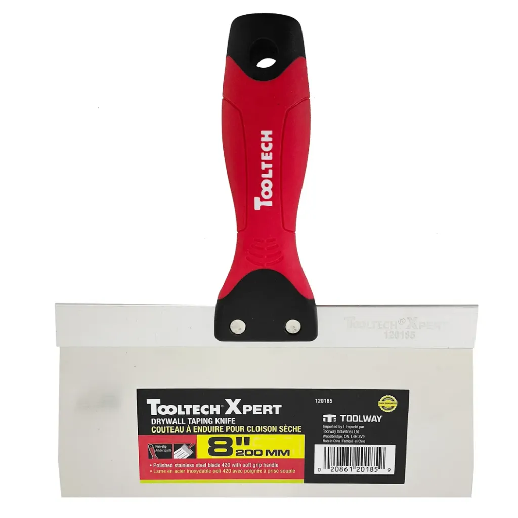 Drywall Taping Knife 8in 200mm SS Blade Soft Handle