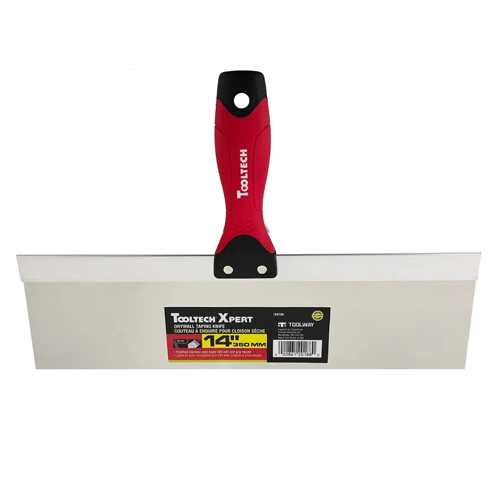 Drywall Taping Knife 14in 350mm SS Blade Soft Handle