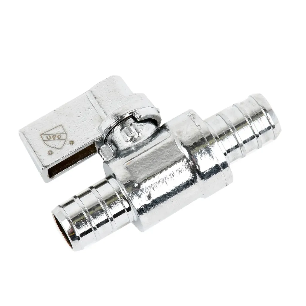 Quater turn straight stop valve 1/2 Pex x 1/2 Pex
