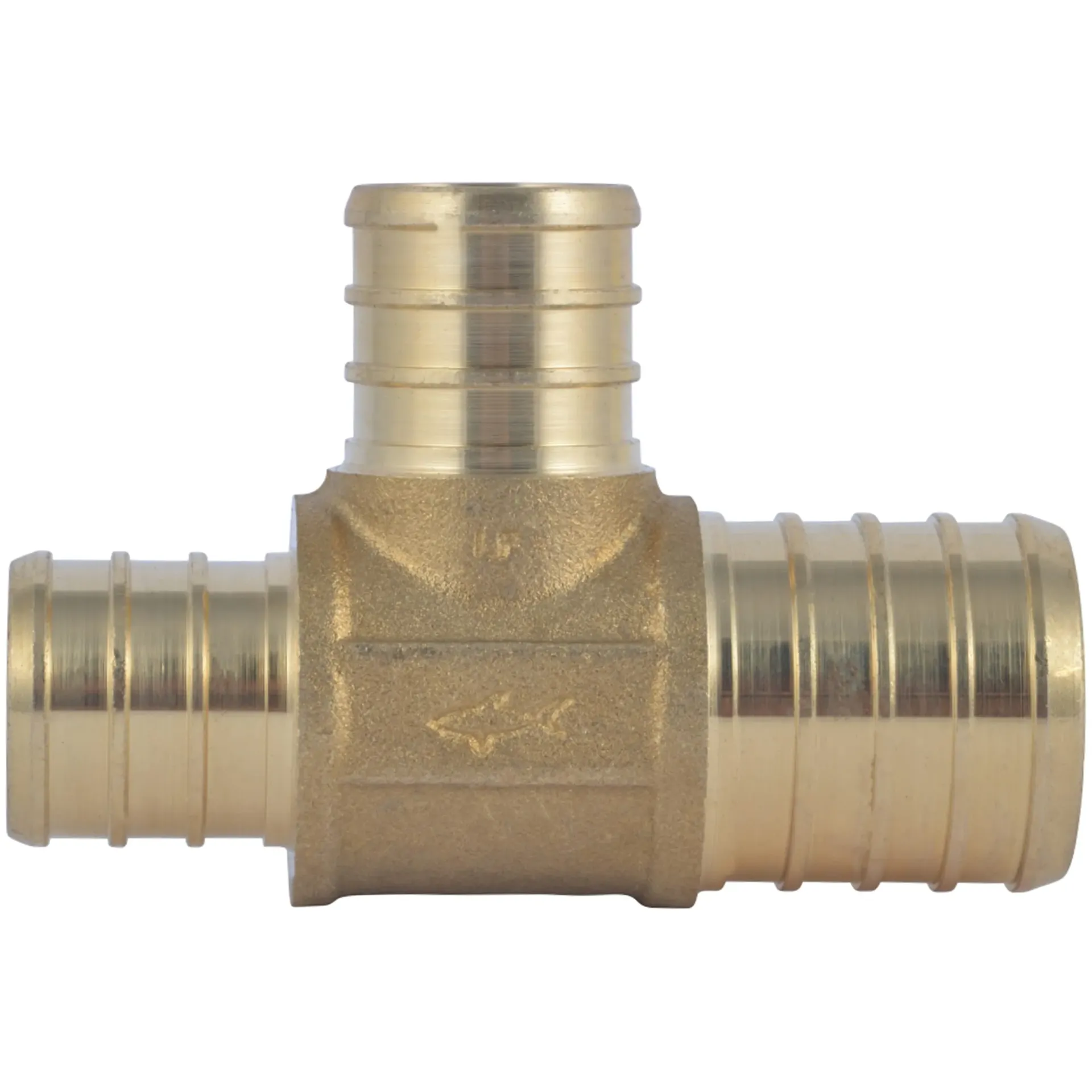Brass Pex Tee 1inch x 3/4 inch x 3/4 inch