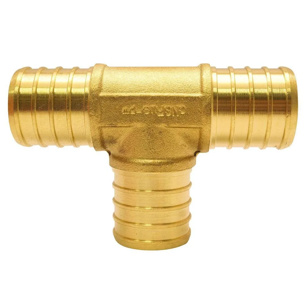Brass Pex Tee 1inch x 1inch x 1inch