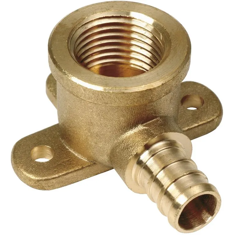 3/4 inch Pex x 1/2 inch FPT Brass Drop Ear Elbow
