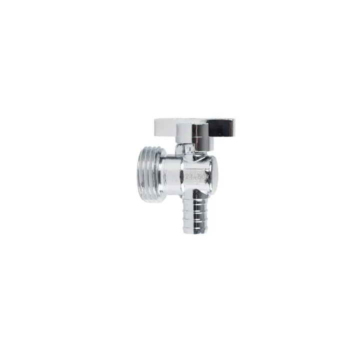 Angle stop valve washing machine 1/2 PEX x3/4 MHT