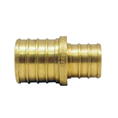 1 inch x 3/4 inch Pex reducer Coupling