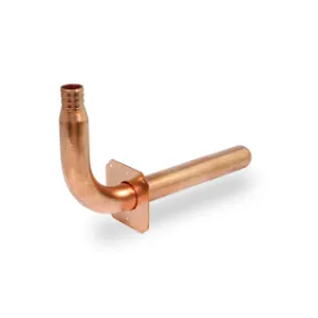 Stub out elbow with flange 1/2 Pex 3-1/2 x 8