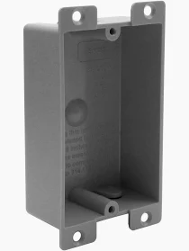 1 gang plastic device box without foam